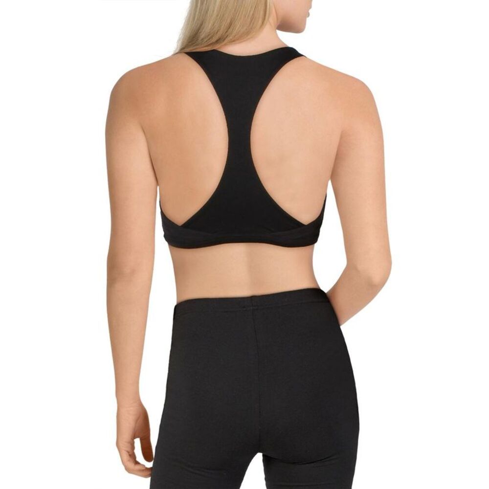 Spiritual Gangster Womens Rainbow Reana Black Fitness Sports Bra Athletic NWOT - Picture 2 of 3